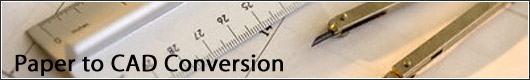 Paper to cad conversion services